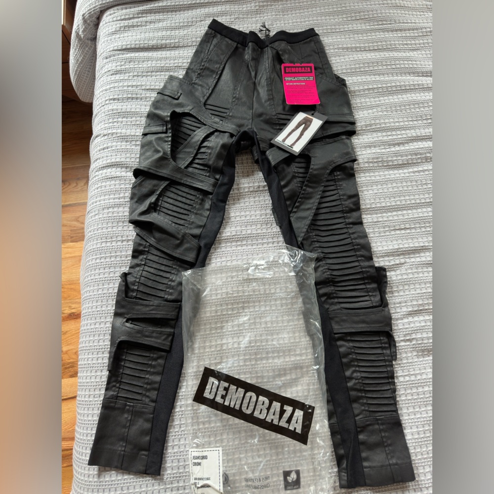 Demobaza Black Grid Crone Jeans (new)